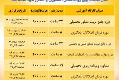 دوره های مجازی آنلاین در حیطه شغلی و تحصیلی 